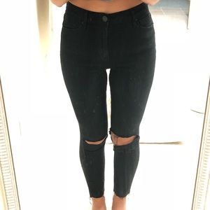 BDG by Urban Outfitters ripped knee twig jeans